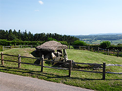 North side of the stones