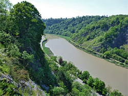 River at high tide