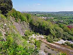 The quarry; view northeast