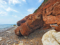 Textured rocks