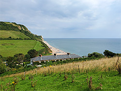 View west from Branscombe