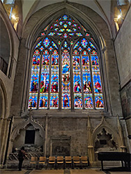 Window above tombs