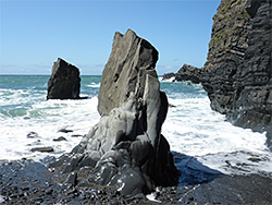 Isolated rocks