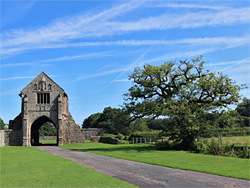 Road from the gatehouse