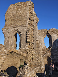 Windows in the gloriette