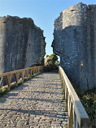 Bridge to the southwest gatehouse