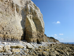 Cliffs and boulders