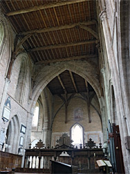 Wooden ceiling