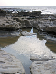 Pool and rocks