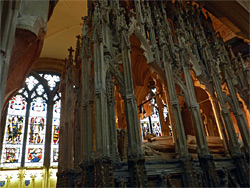 Rear of the Edward II tomb