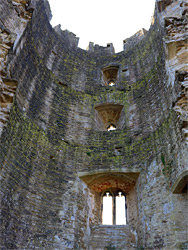 Inside the southwest tower