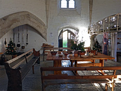 Inside the abbot's kitchen