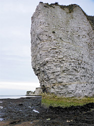 Overhanging cliff