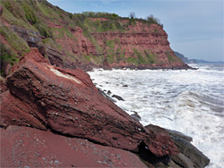 Tall cliffs