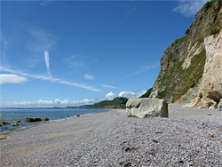 Boulder on Hooken Beach