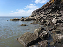 Rocks at low tide