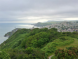 Hills west of Ilfracombe