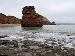 Rocks at low tide