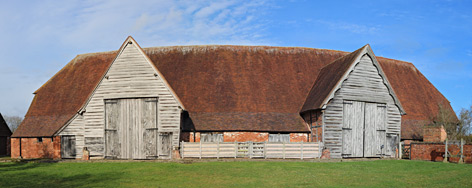 Front of the barn