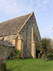 East end of the barn