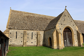 West end of the barn