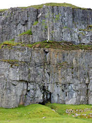 Limestone cliff