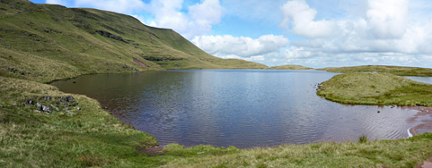 South shore of Llyn y Fan Fawr