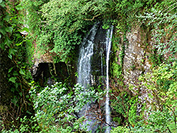 Above the falls