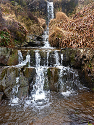 Stream over ledges