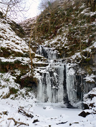 Nant Pyrgad falls