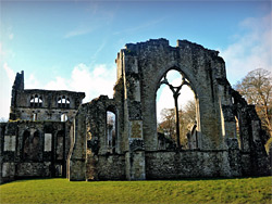 East end of the abbey church