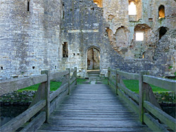 Bridge across the moat