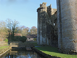 North side of the castle