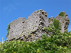 Below the castle