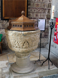 Baptismal font