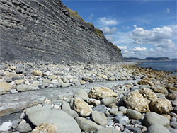 Crumbling cliffs