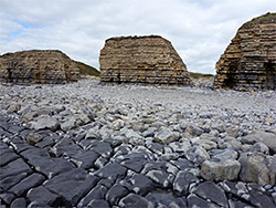 Gaps in the cliffs