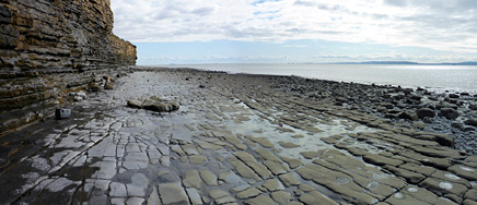 Terrace at low tide