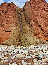 Stream down the cliffs