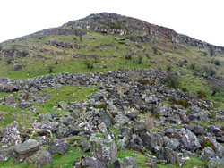 Grey boulders