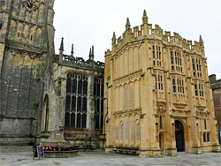 Side of the south porch