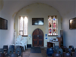 West wall of the church