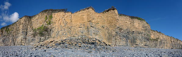 Rockfall west of Summerhouse Point