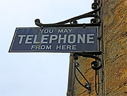 Sign at Tunnel House