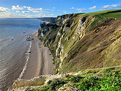 Under Hooken cliffs