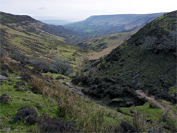 View down the valley