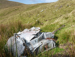 Aircraft wreckage