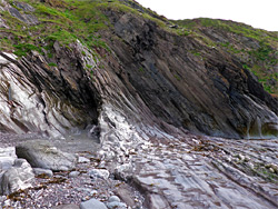 Thin-layered cliffs