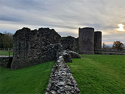 Wall and gatehouse