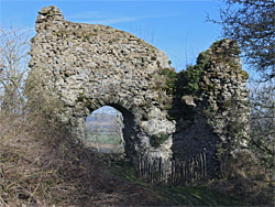 Window in the northeast tower